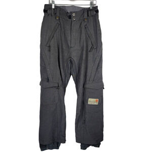 Ride Snowboards  Cell 10 Series Gray Snowboard Snow Winter Pants L